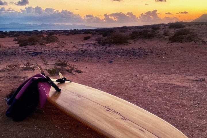 Kuntiqui Holzsurfbrett