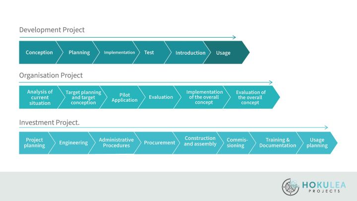 Development-organization integration project phases